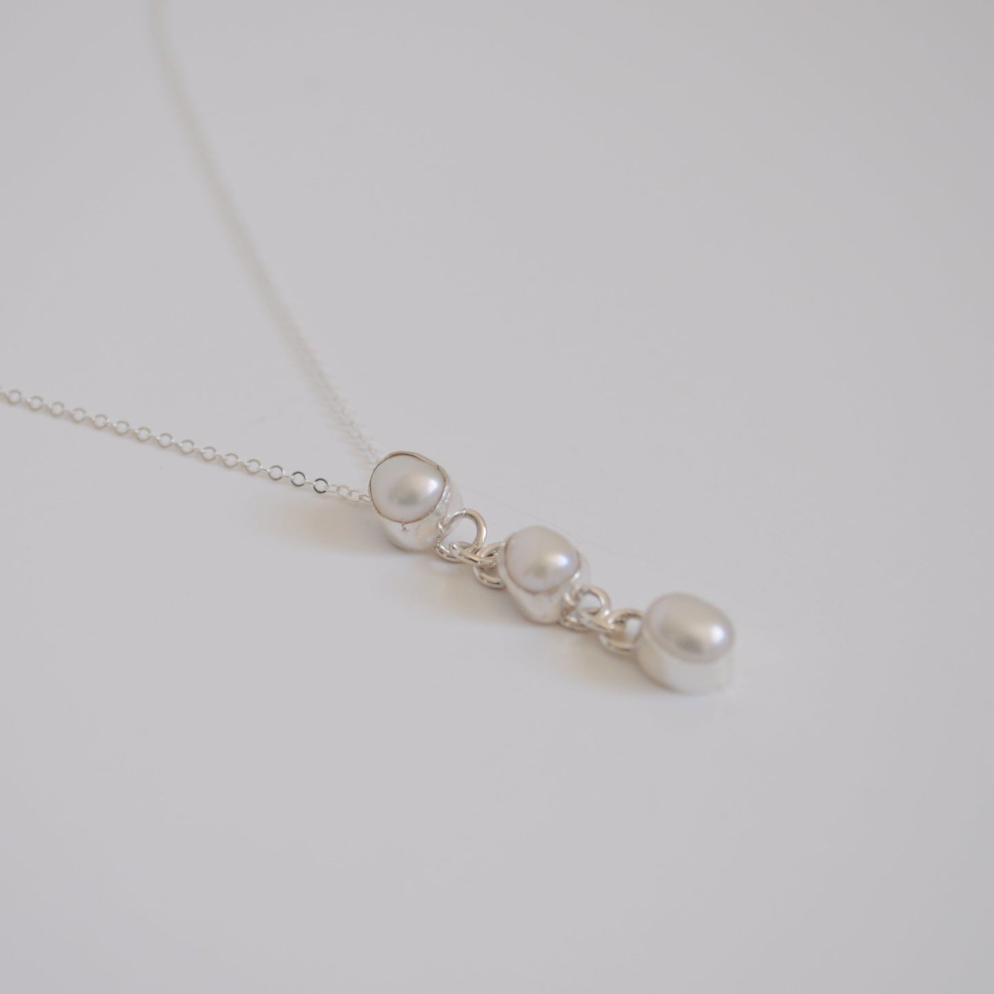 Triple Pearl Necklace